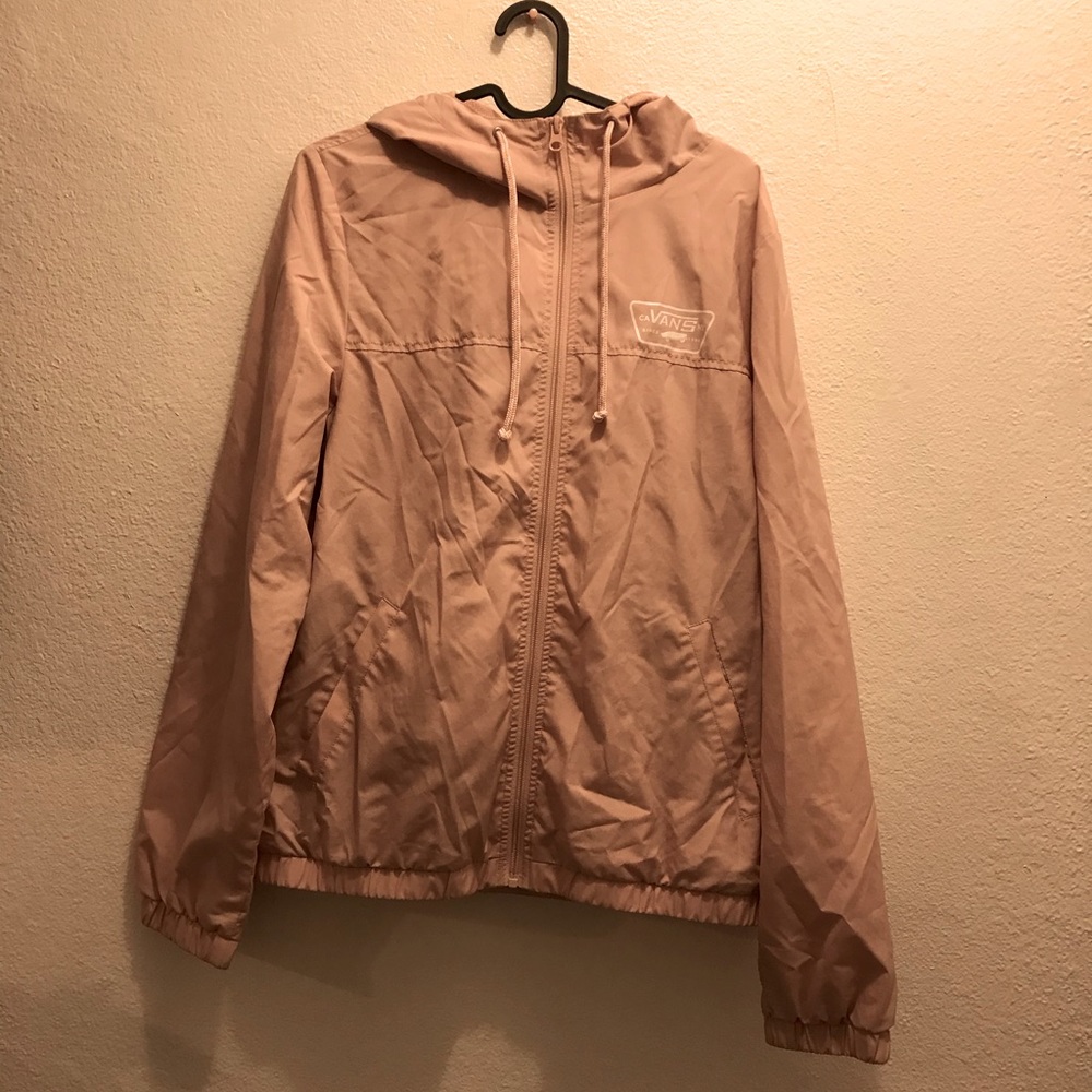 Vans blush pink windbreaker